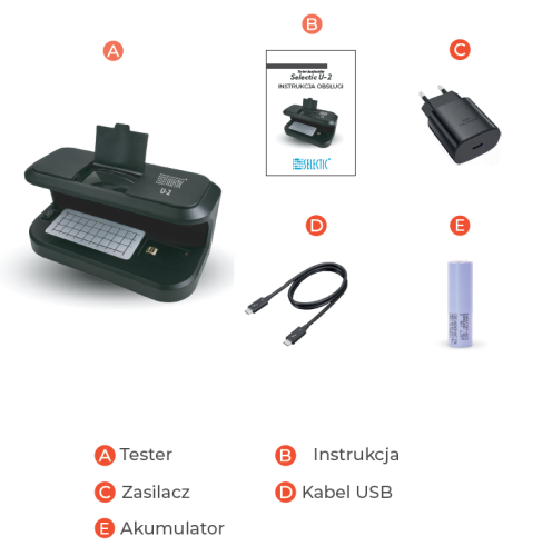 Tester SELECTIC U-2 IBICON_zestaw zawiera.png