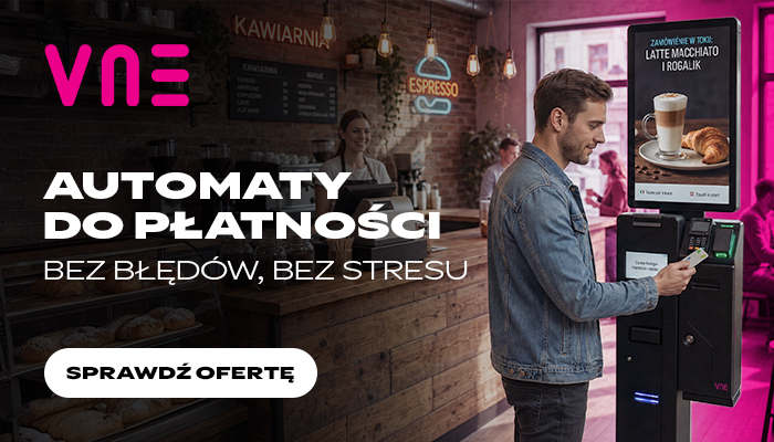 VNE - automaty do płatności - bez błędów, bez stresu